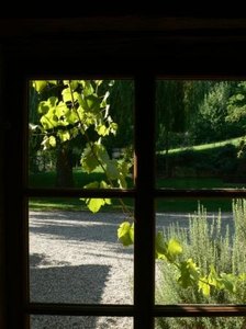 Jardin vu de l'intérieur